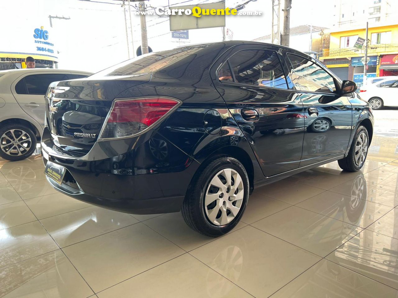 CHEVROLET   PRISMA SED. LT 1.4 8V FLEXPOWER 4P   PRETO 2015 1.4 FLEX - Loja