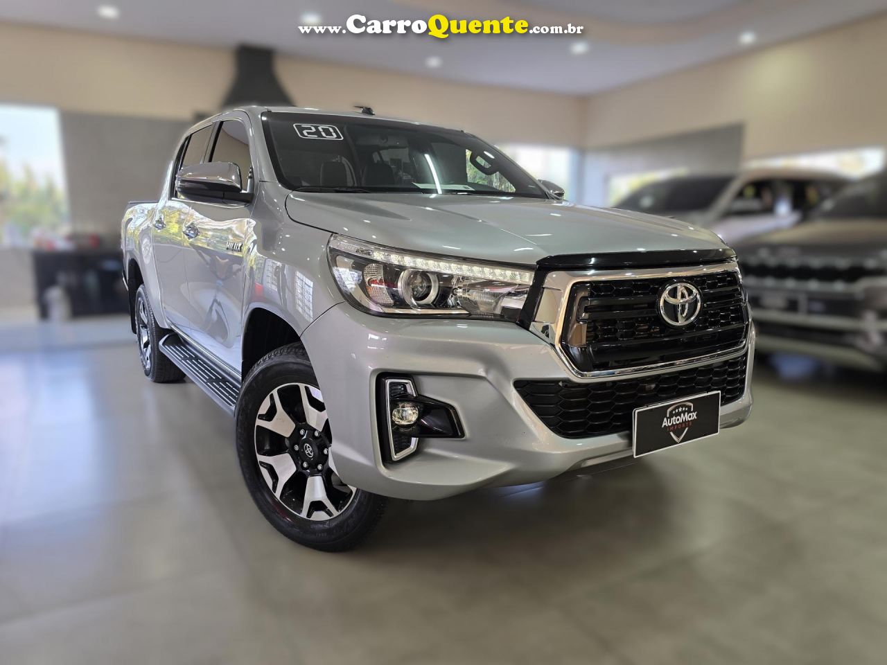 TOYOTA   HILUX CD SRX 4X4 2.8 TDI 16V DIESEL AUT.   PRATA 2020 2.8 DIESEL - Loja