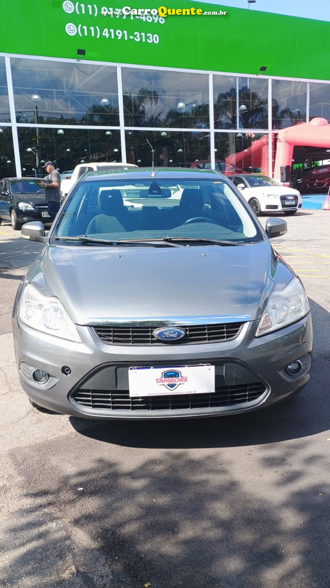 FORD   FOCUS 2.0 16VSESE PLUS FLEX 5P AUT.   CINZA 2012 2.0 FLEX - Loja