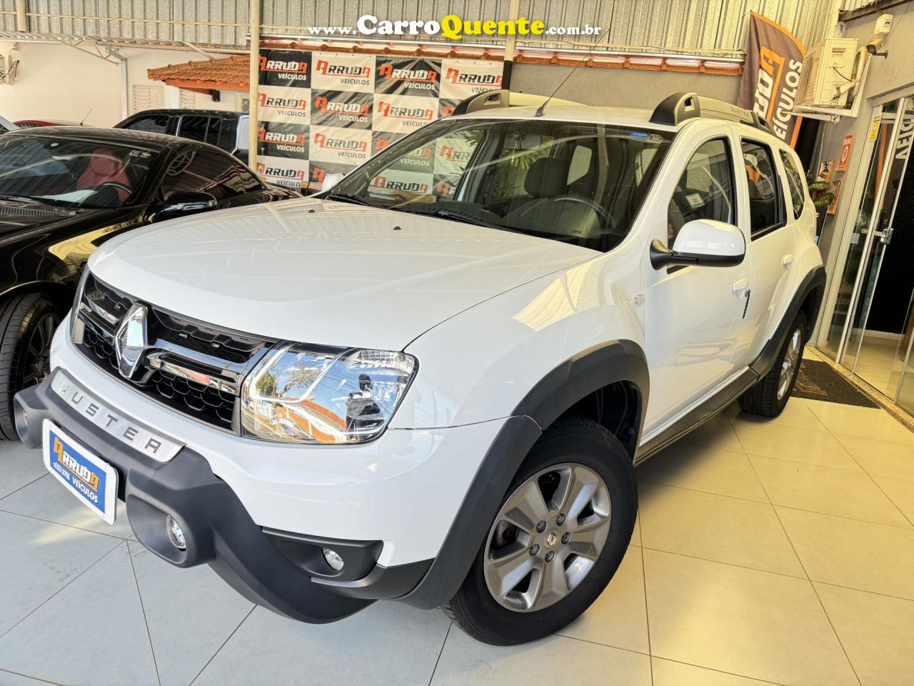 RENAULT   DUSTER DYNAMIQUE 1.6 FLEX 16V AUT.   BRANCO 2019 1.6 FLEX - Loja