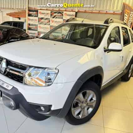 RENAULT   DUSTER DYNAMIQUE 1.6 FLEX 16V AUT.   BRANCO 2019 1.6 FLEX