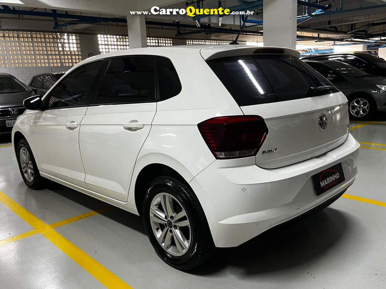 VOLKSWAGEN   POLO 1.6 MSI FLEX TOP LINHA MULTIMIDIA RODAS BAIXA KM OTIMO ESTADO   BRANCO 2020 1.6 FLEX - Loja