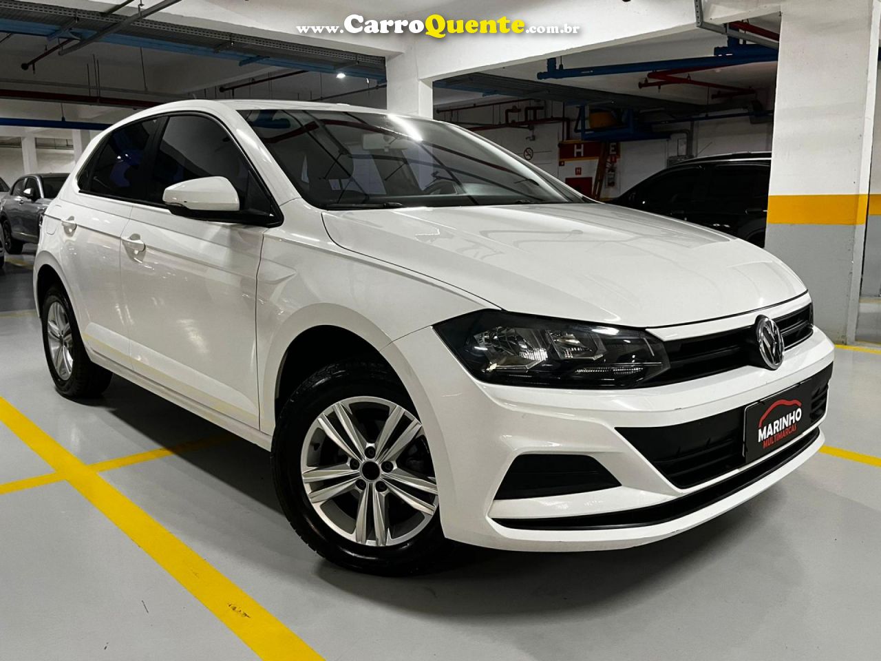 VOLKSWAGEN   POLO 1.6 MSI FLEX TOP LINHA MULTIMIDIA RODAS BAIXA KM OTIMO ESTADO   BRANCO 2020 1.6 FLEX - Loja