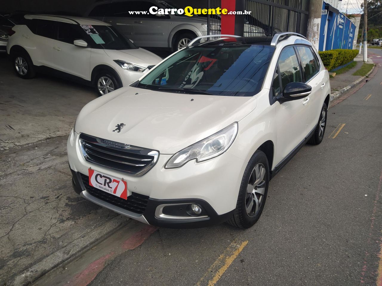 PEUGEOT   2008 GRIFFE 1.6 FLEX 16V 5P AUT.   BRANCO 2016 1.6 FLEX - Loja