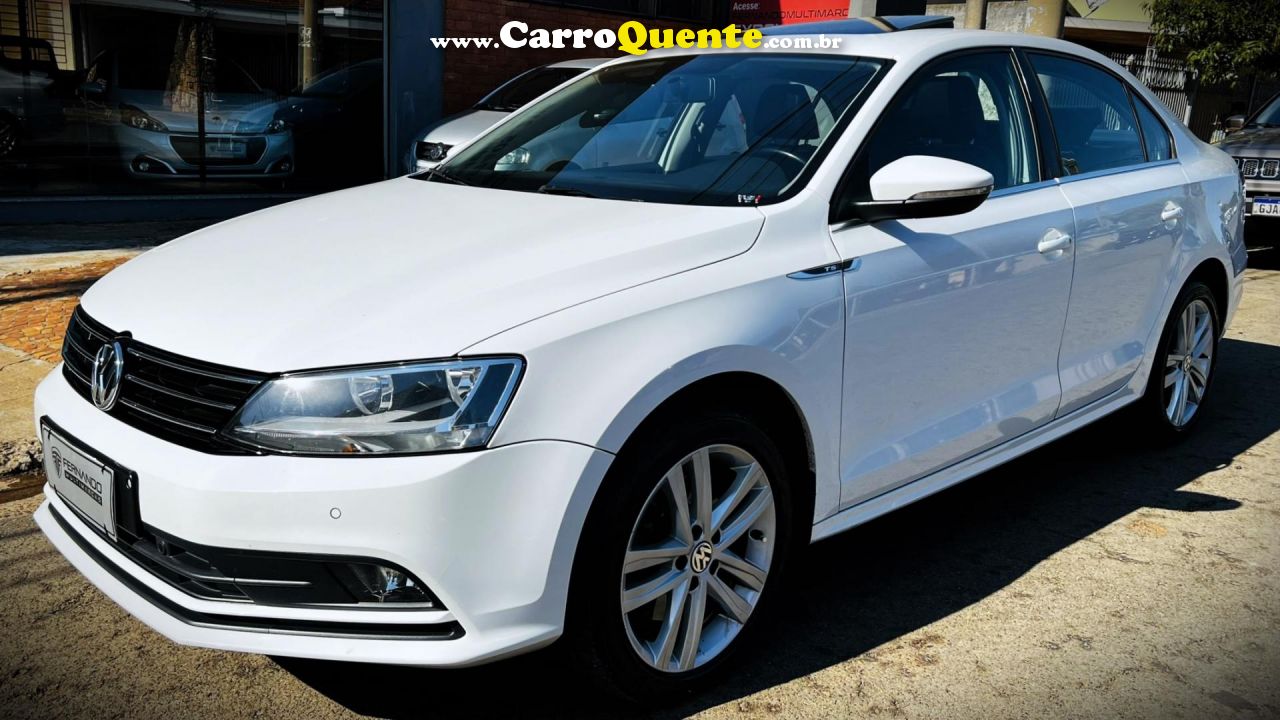 VOLKSWAGEN   JETTA HIGHLINE 2.0 TSI 16V 4P TIPTRONIC   BRANCO 2016 2.0 GASOLINA - Loja