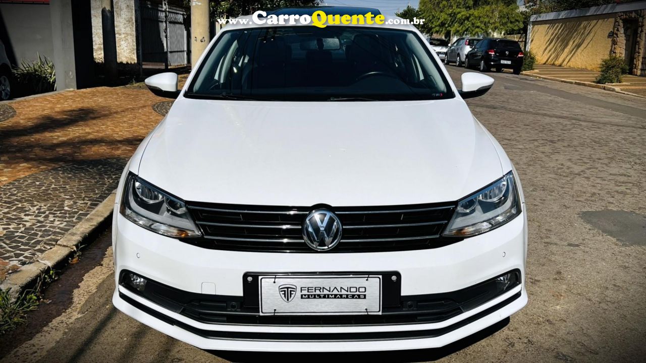 VOLKSWAGEN   JETTA HIGHLINE 2.0 TSI 16V 4P TIPTRONIC   BRANCO 2016 2.0 GASOLINA - Loja