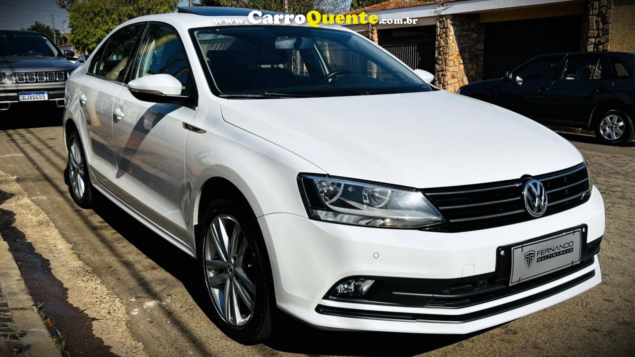 VOLKSWAGEN   JETTA HIGHLINE 2.0 TSI 16V 4P TIPTRONIC   BRANCO 2016 2.0 GASOLINA - Loja