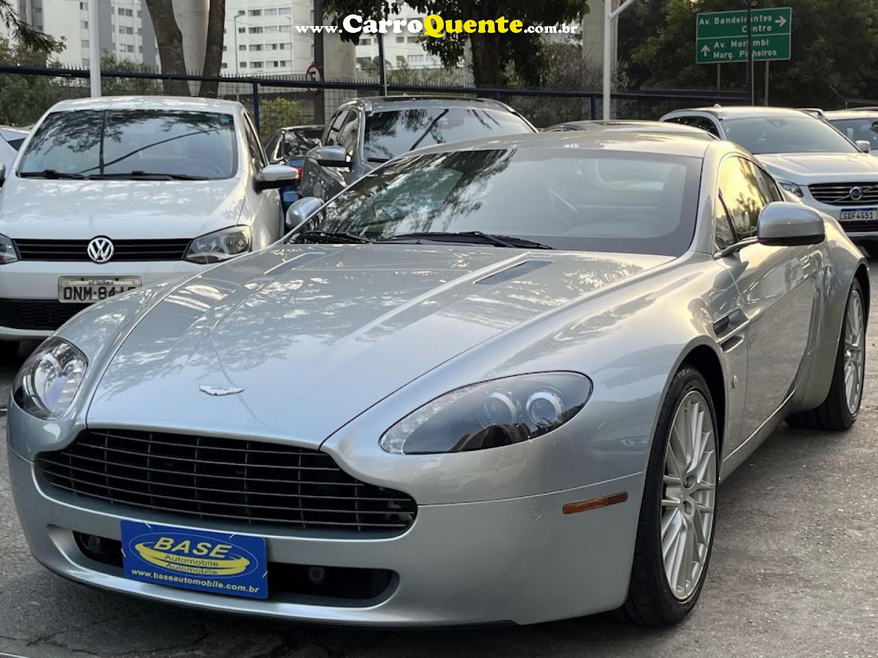 ASTON MARTIN   VANTAGE COUPE 4.7 V8 425CV   PRATA 2010 4.7 GASOLINA - Loja