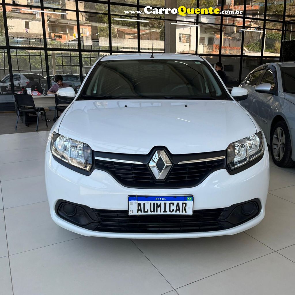 RENAULT   LOGAN EXPRESSION FLEX 1.0 12V 4P   BRANCO 2020 1.0 FLEX - Loja