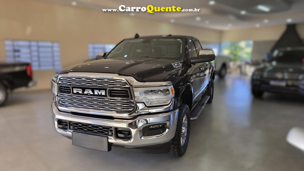 RAM   2500 LARAMIE  6.7 TDI  CD 4X4 DIESEL   PRETO 2020 6.7 DIESEL - Loja