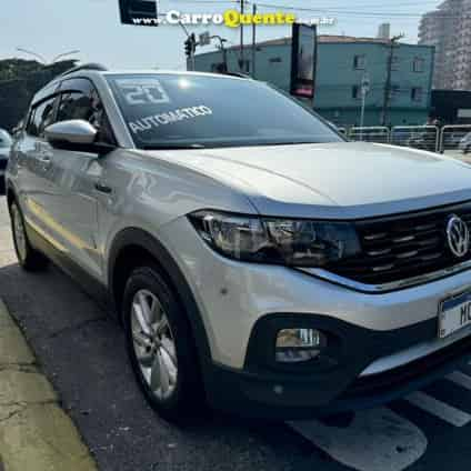 VOLKSWAGEN   T-CROSS SENSE 1.0 TSI FLEX 5P AUT.   PRATA 2020 1.0 FLEX