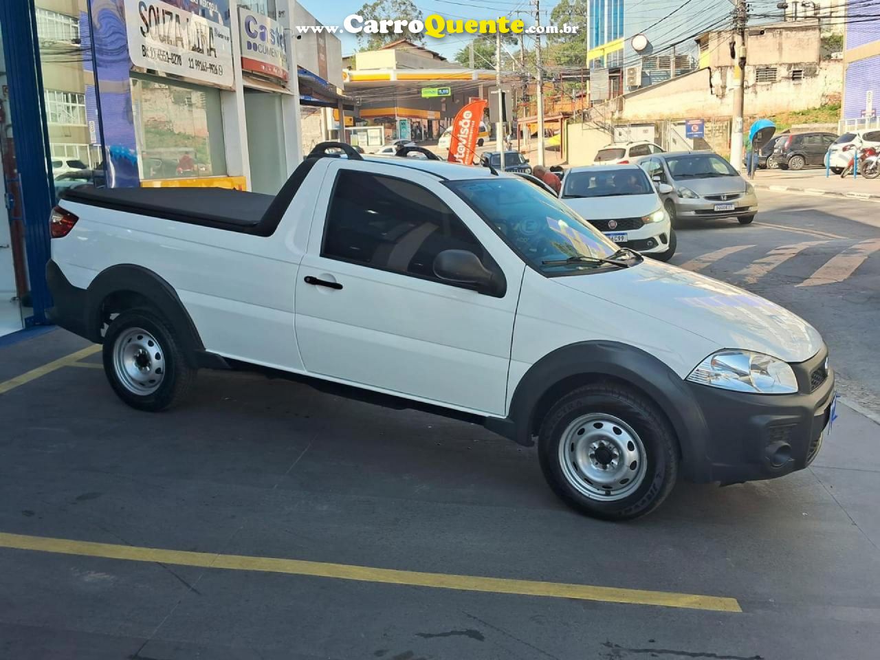 FIAT   STRADA WORKING 1.4 MPI FIRE FLEX 8V CS   BRANCO 2020 1.4 FLEX - Loja