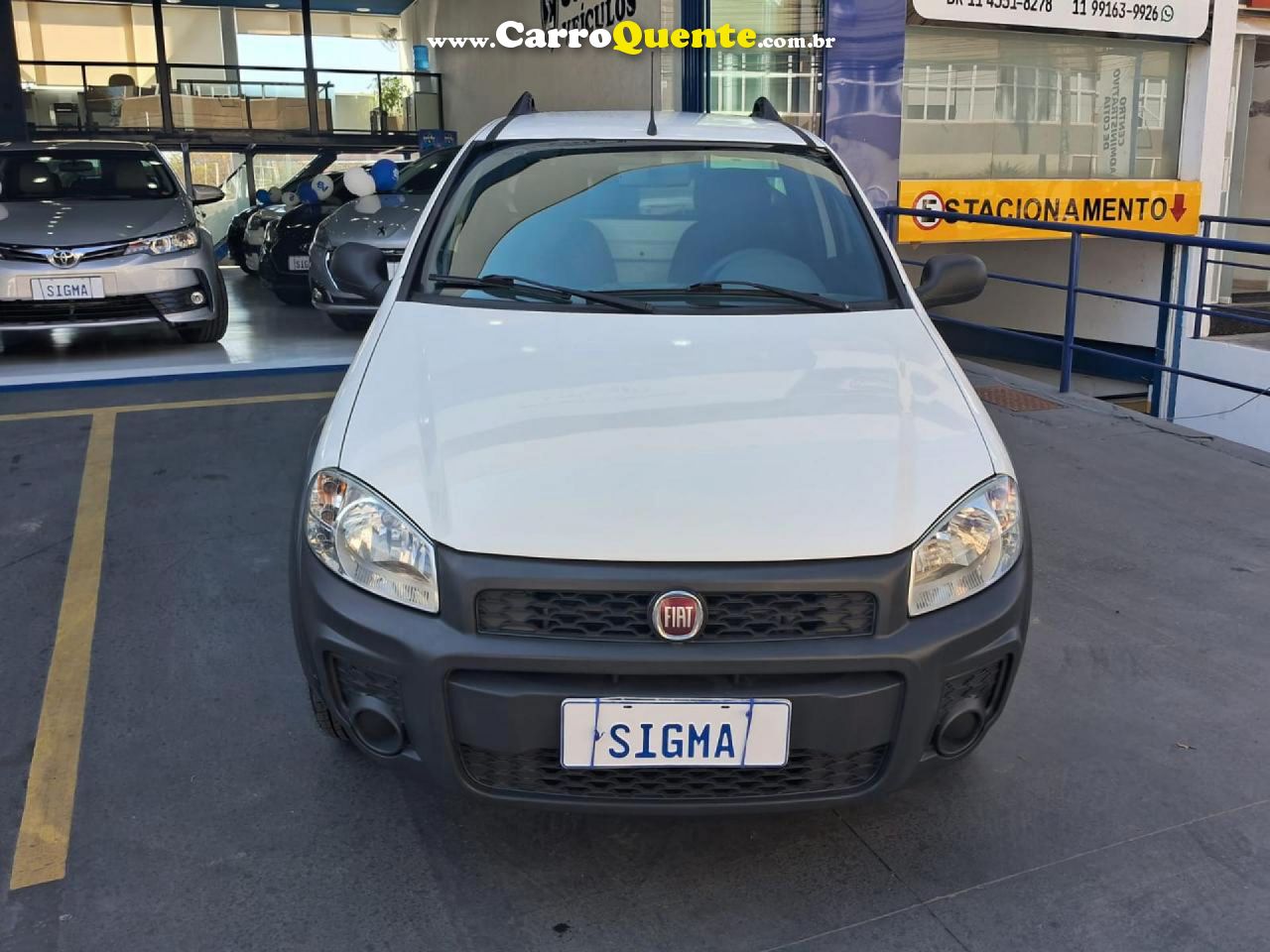 FIAT   STRADA WORKING 1.4 MPI FIRE FLEX 8V CS   BRANCO 2020 1.4 FLEX - Loja