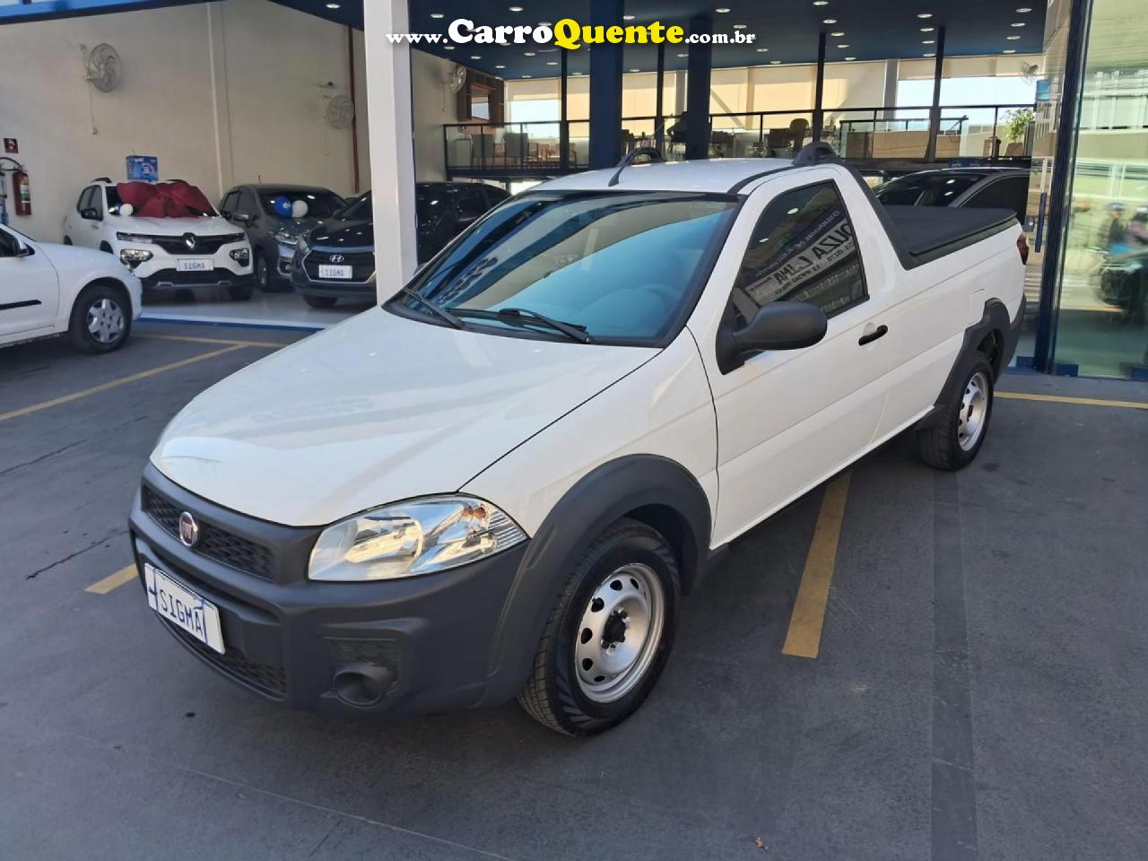 FIAT   STRADA WORKING 1.4 MPI FIRE FLEX 8V CS   BRANCO 2020 1.4 FLEX - Loja