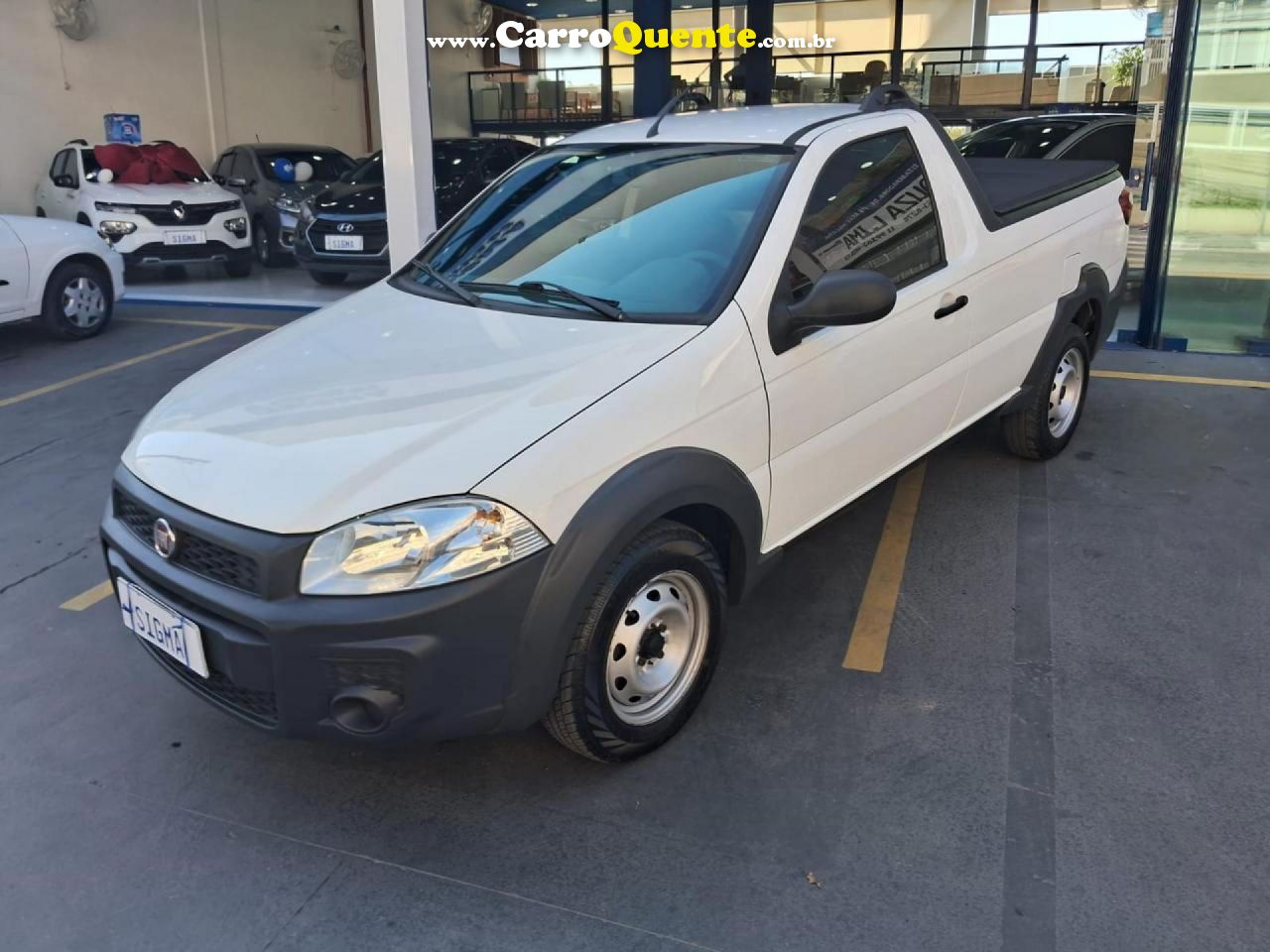 FIAT   STRADA WORKING 1.4 MPI FIRE FLEX 8V CS   BRANCO 2020 1.4 FLEX - Loja