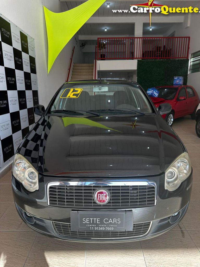 FIAT   SIENA ESSENCE 1.6 FLEX 16V 4P   PRETO 2012 1.6 FLEX - Loja