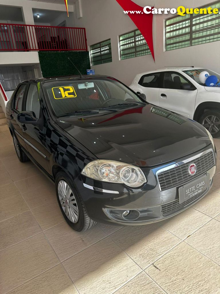 FIAT   SIENA ESSENCE 1.6 FLEX 16V 4P   PRETO 2012 1.6 FLEX - Loja