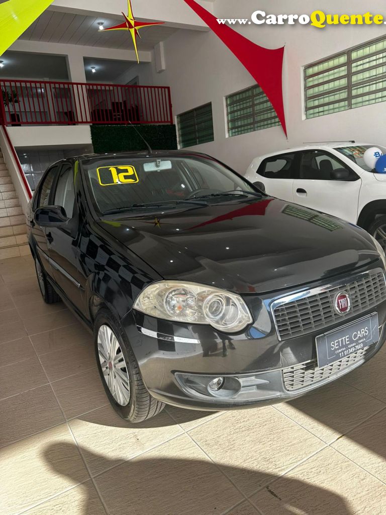 FIAT   SIENA ESSENCE 1.6 FLEX 16V 4P   PRETO 2012 1.6 FLEX - Loja