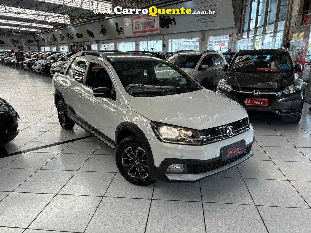 Volkswagen Saveiro 1.6 Cross CD 16v Flex Completo C/ Couro - Loja