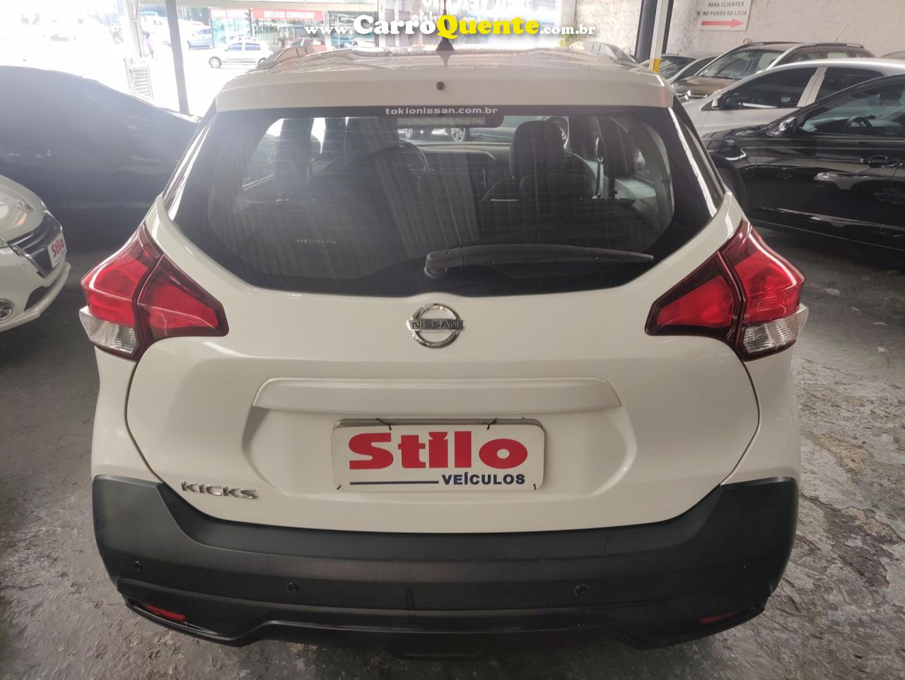 NISSAN   KICKS S DIRECT 1.6 16V FLEX 5P AUT.(PCD)   BRANCO 2019 1.6 FLEX - Loja