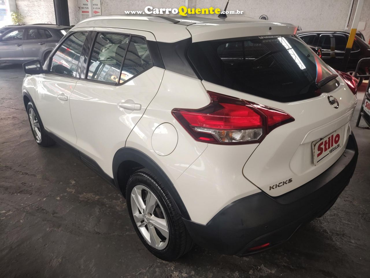 NISSAN   KICKS S DIRECT 1.6 16V FLEX 5P AUT.(PCD)   BRANCO 2019 1.6 FLEX - Loja