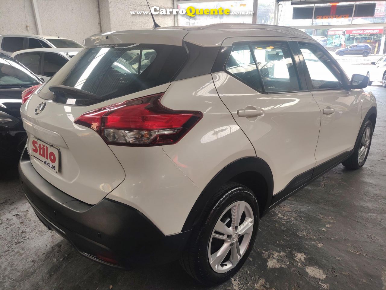 NISSAN   KICKS S DIRECT 1.6 16V FLEX 5P AUT.(PCD)   BRANCO 2019 1.6 FLEX - Loja