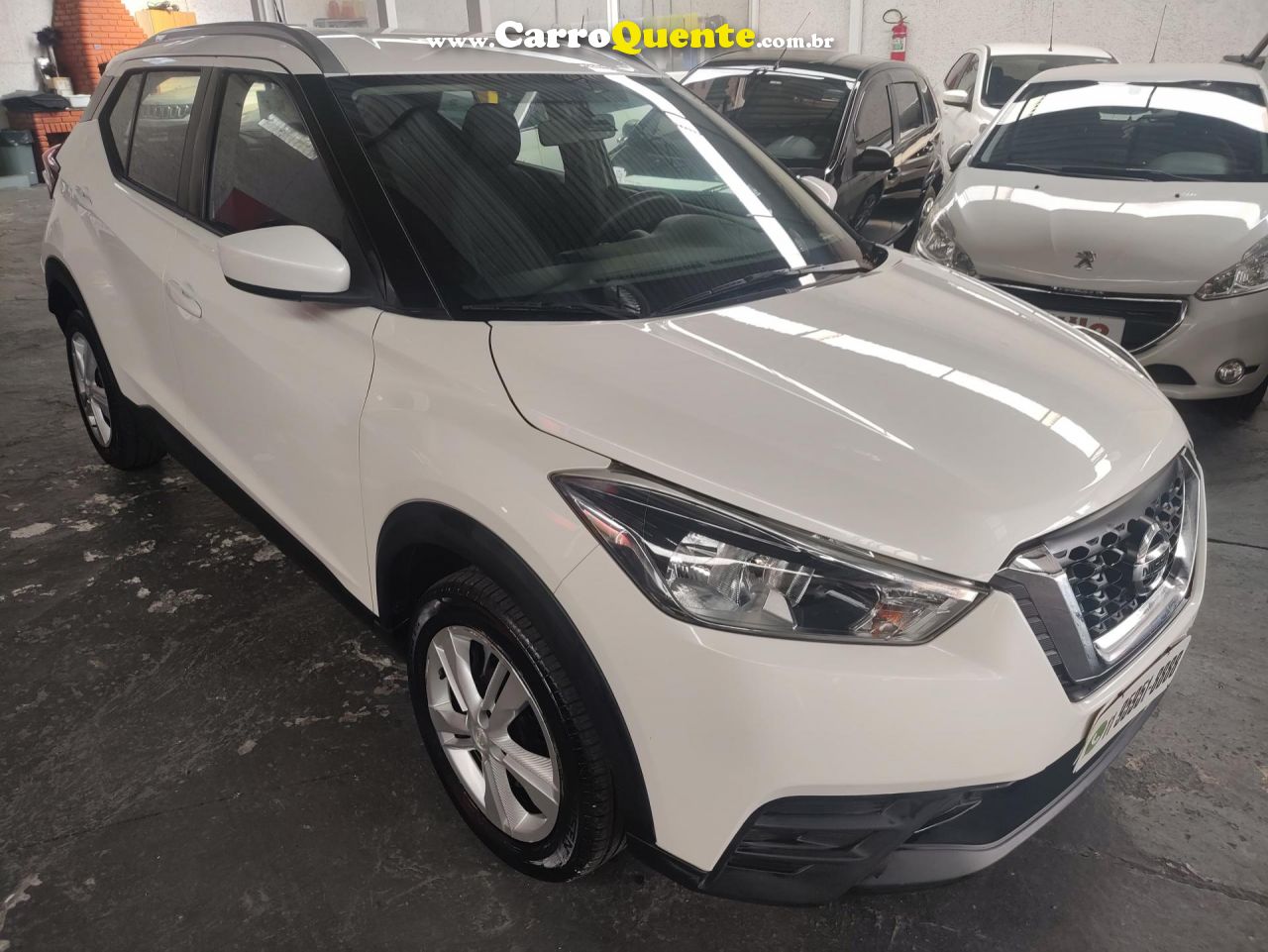 NISSAN   KICKS S DIRECT 1.6 16V FLEX 5P AUT.(PCD)   BRANCO 2019 1.6 FLEX - Loja