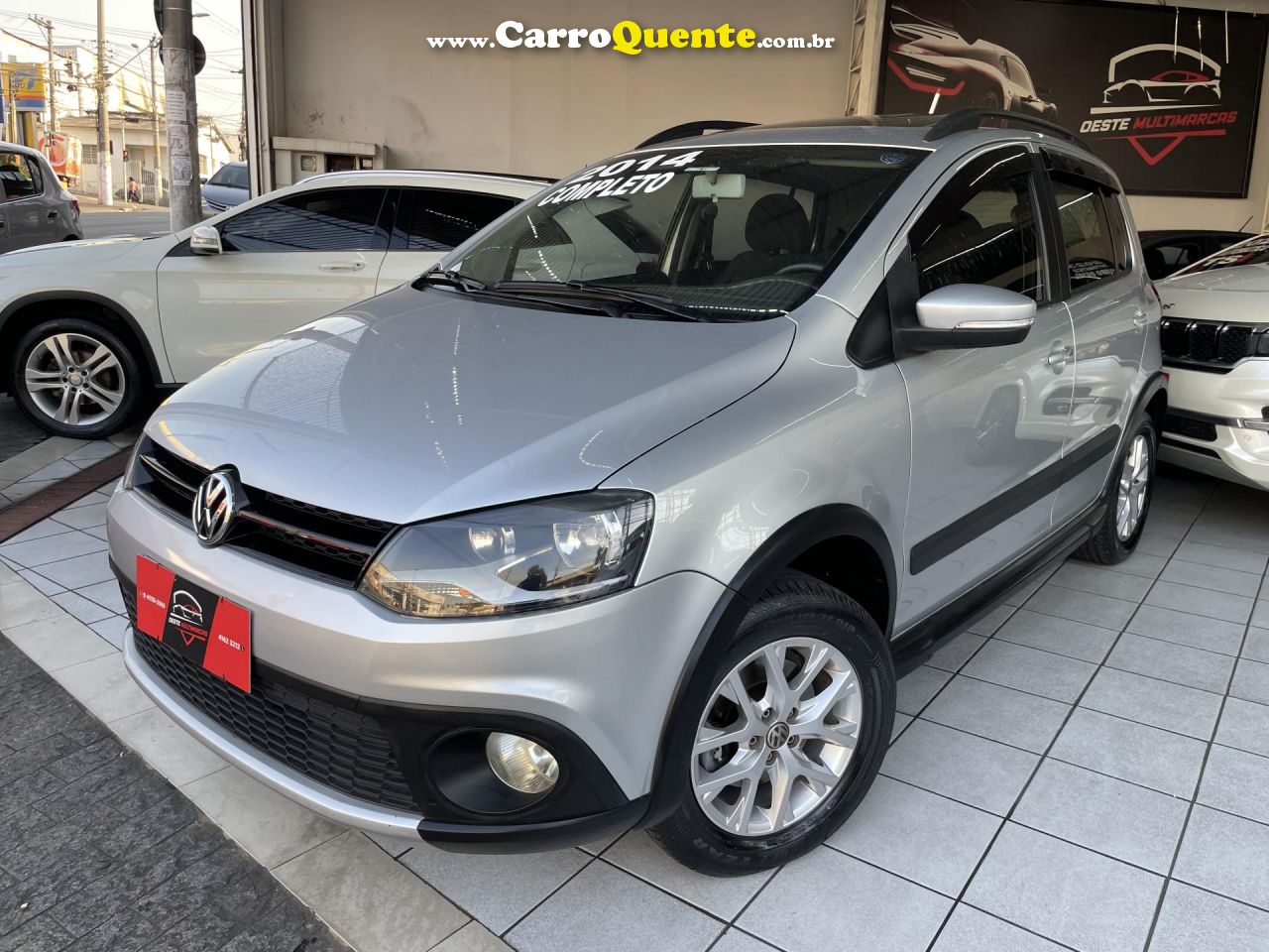 VOLKSWAGEN   CROSSFOX 1.6 MI TOTAL FLEX 8V 5P   PRATA 2014 1.6 FLEX - Loja