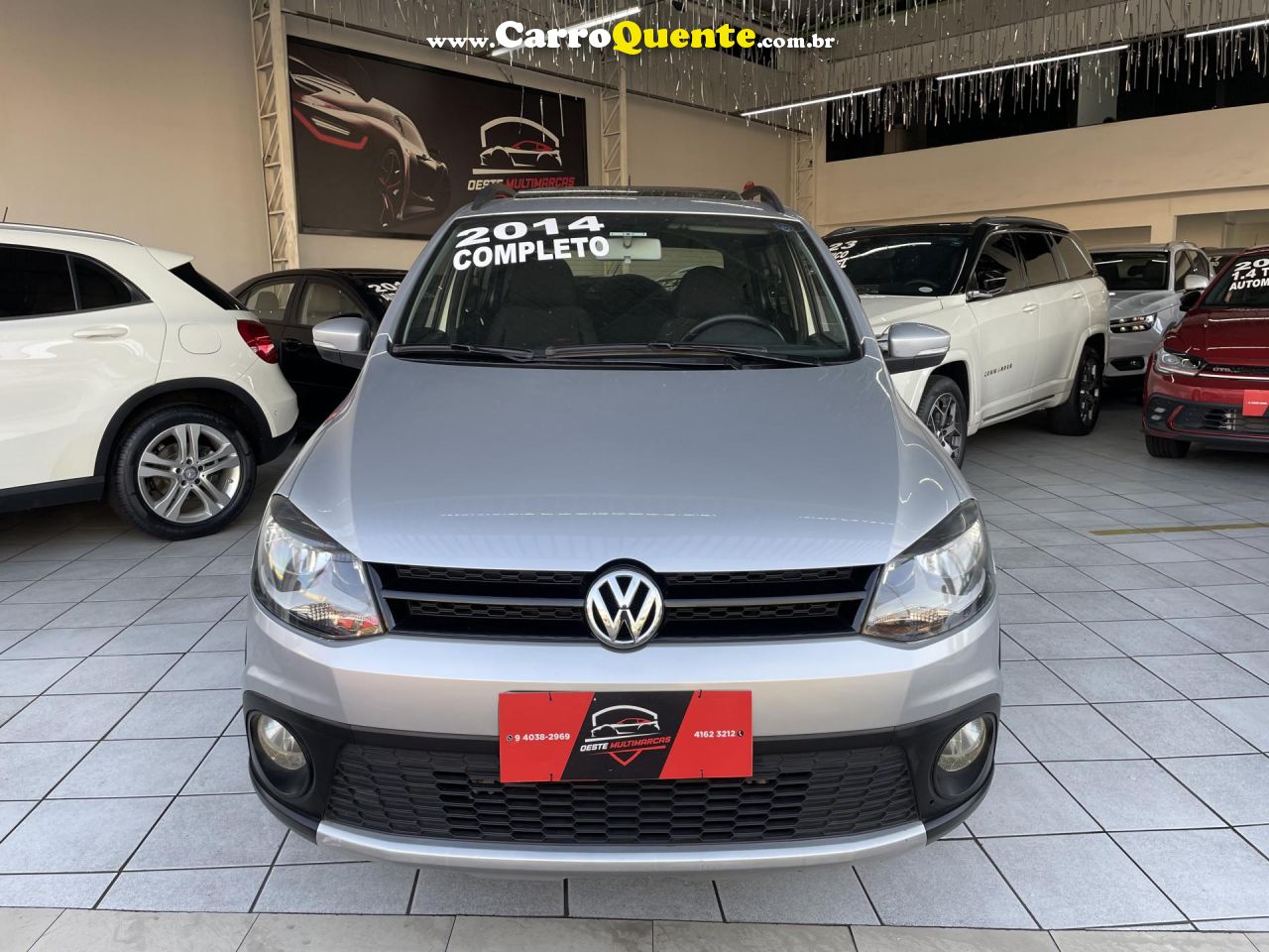 VOLKSWAGEN   CROSSFOX 1.6 MI TOTAL FLEX 8V 5P   PRATA 2014 1.6 FLEX - Loja