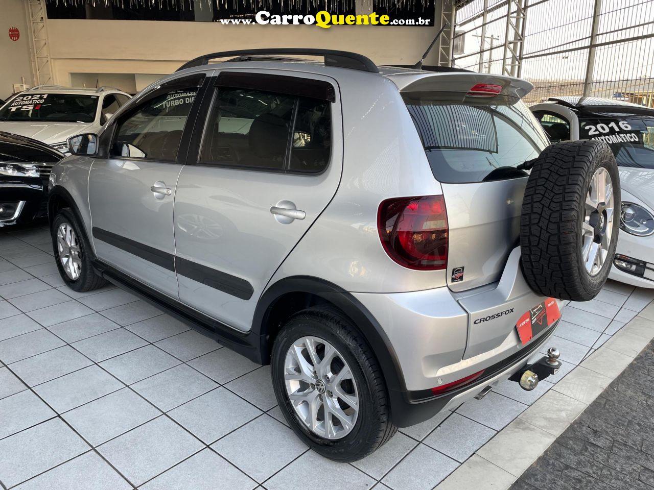 VOLKSWAGEN   CROSSFOX 1.6 MI TOTAL FLEX 8V 5P   PRATA 2014 1.6 FLEX - Loja