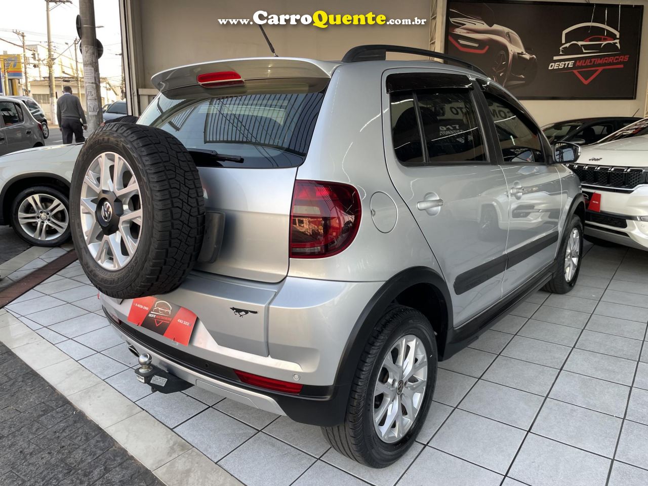 VOLKSWAGEN   CROSSFOX 1.6 MI TOTAL FLEX 8V 5P   PRATA 2014 1.6 FLEX - Loja