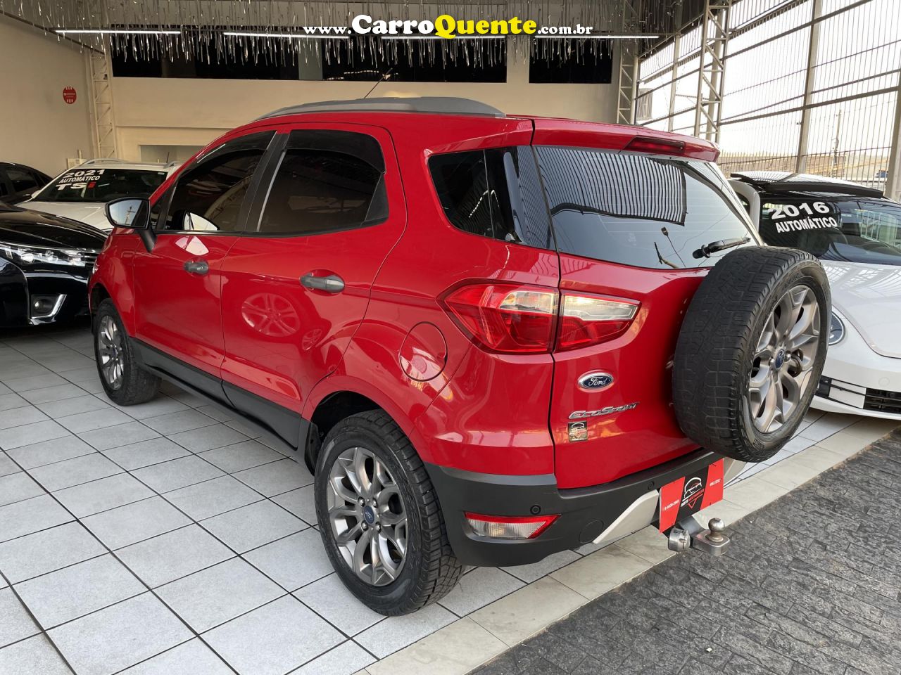 FORD   ECOSPORT FREESTYLE 1.6 16V FLEX 5P   VERMELHO 2015 1.6 FLEX - Loja