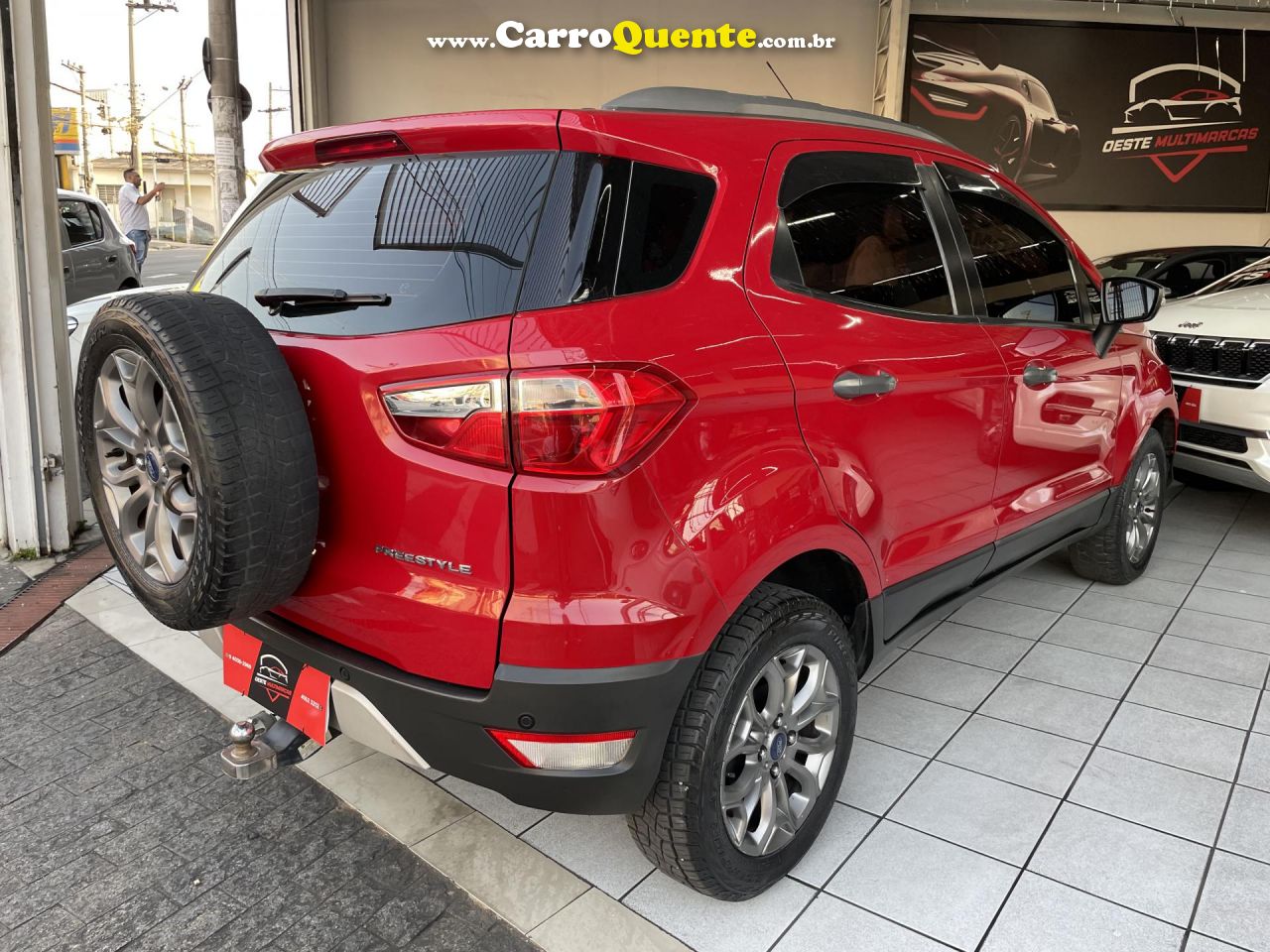 FORD   ECOSPORT FREESTYLE 1.6 16V FLEX 5P   VERMELHO 2015 1.6 FLEX - Loja