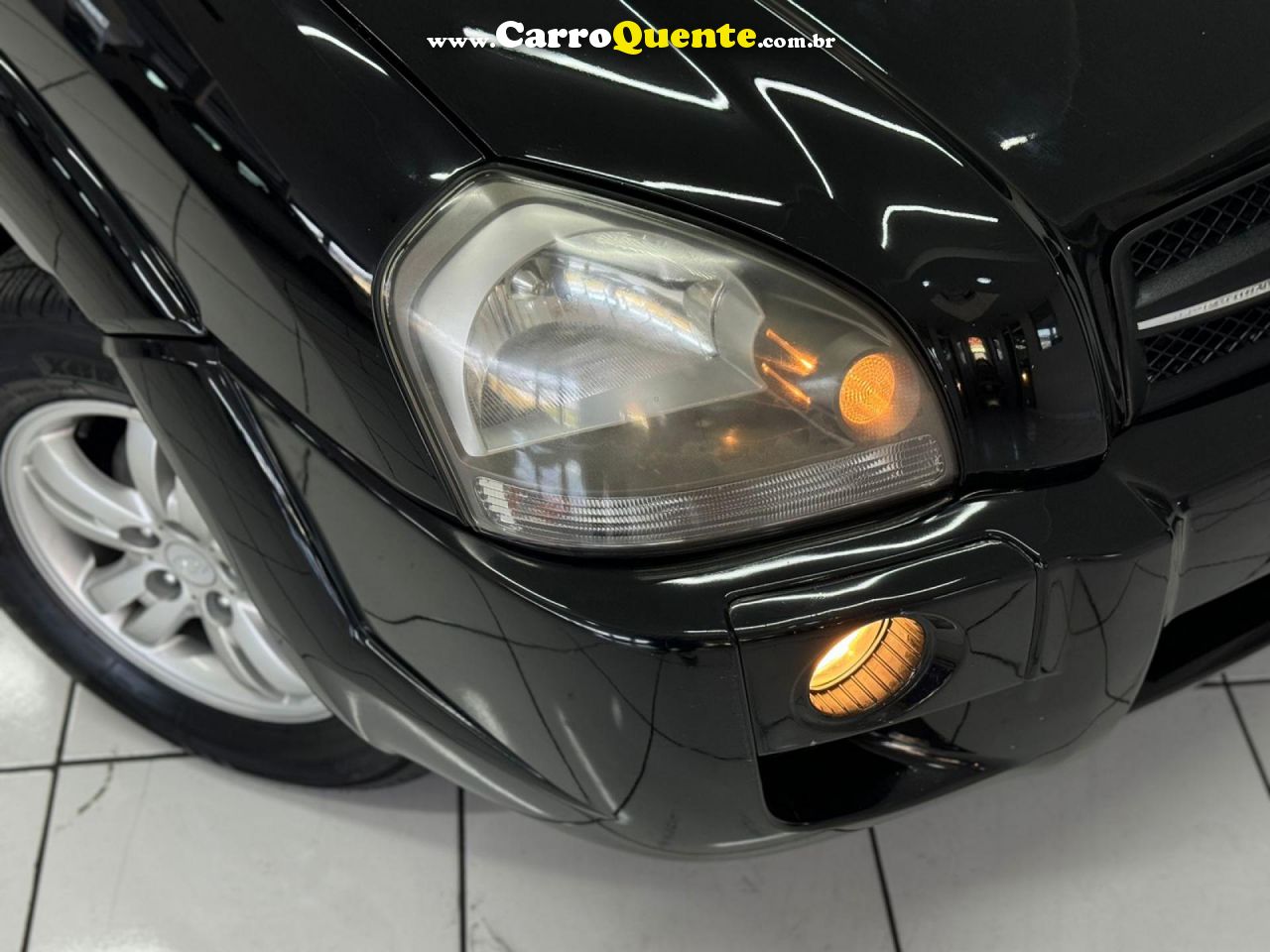 HYUNDAI   TUCSON 2.7 MPFI 24V 175CV AUT.   PRETO 2008 2.7 GASOLINA - Loja