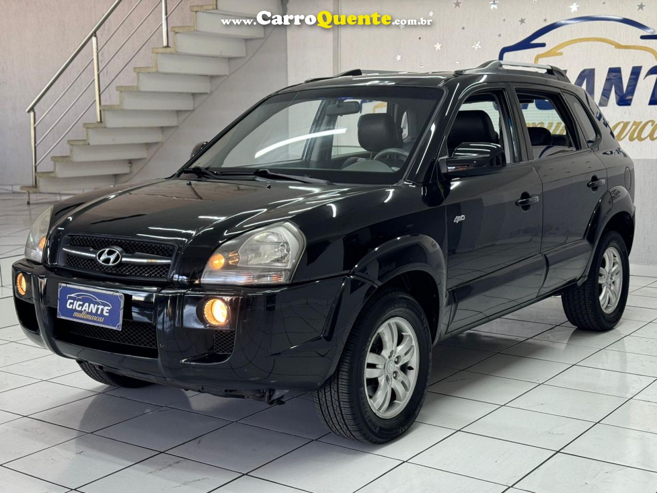 HYUNDAI   TUCSON 2.7 MPFI 24V 175CV AUT.   PRETO 2008 2.7 GASOLINA - Loja