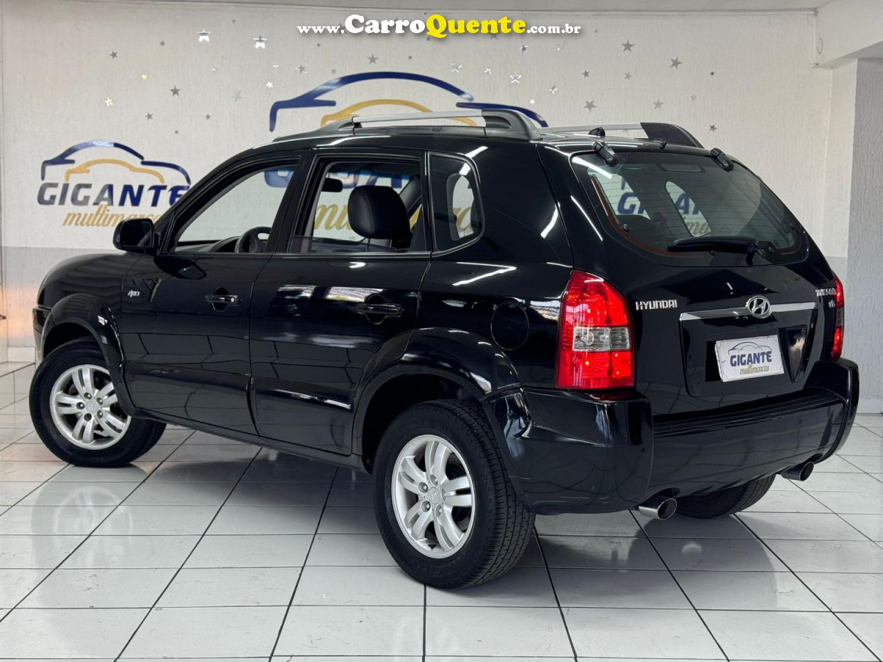 HYUNDAI   TUCSON 2.7 MPFI 24V 175CV AUT.   PRETO 2008 2.7 GASOLINA - Loja