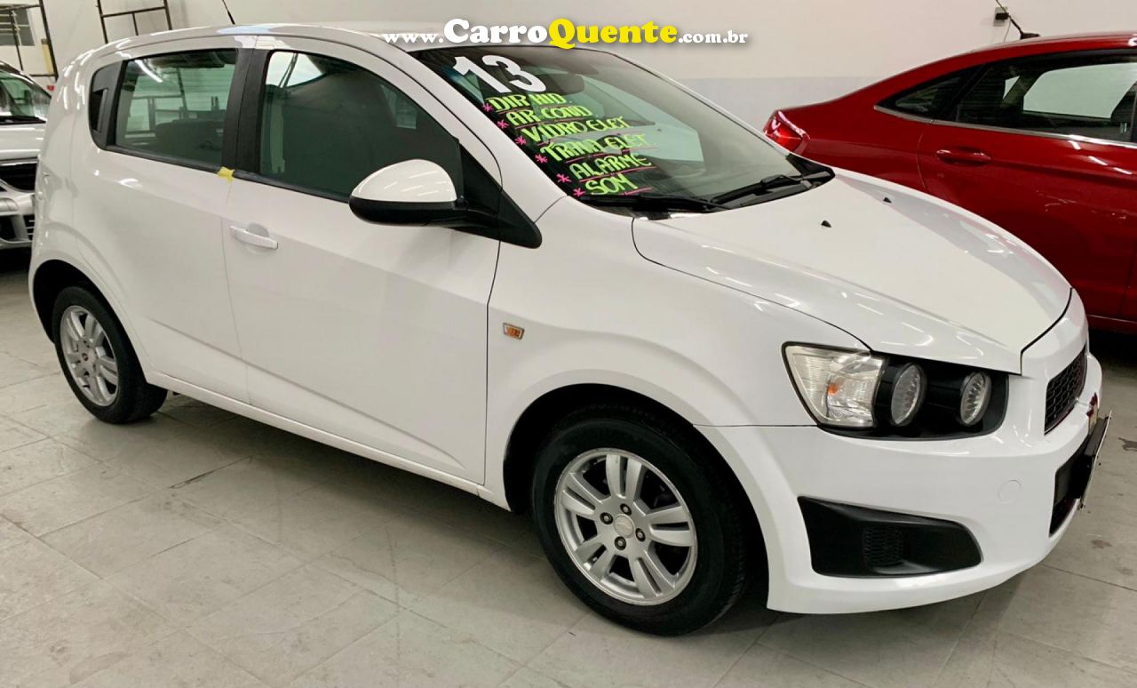 CHEVROLET   SONIC HB LT 1.6 16V FLEXPOWER 5P AUT.   BRANCO 2013 1.6 FLEX - Loja