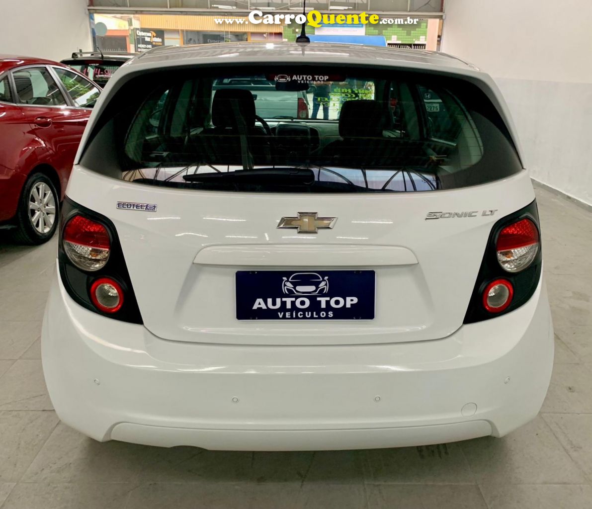 CHEVROLET   SONIC HB LT 1.6 16V FLEXPOWER 5P AUT.   BRANCO 2013 1.6 FLEX - Loja