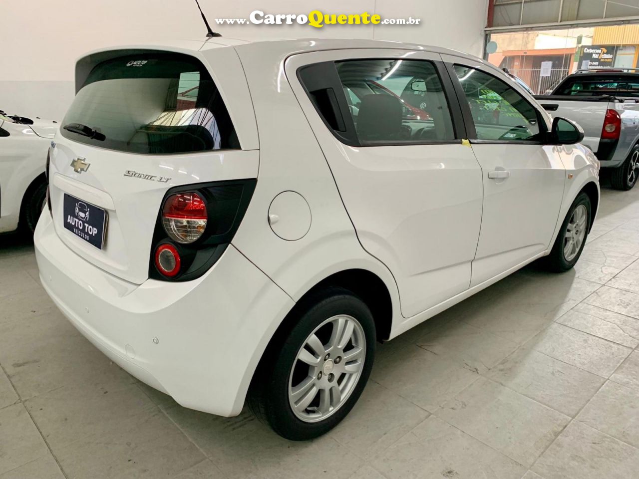 CHEVROLET   SONIC HB LT 1.6 16V FLEXPOWER 5P AUT.   BRANCO 2013 1.6 FLEX - Loja