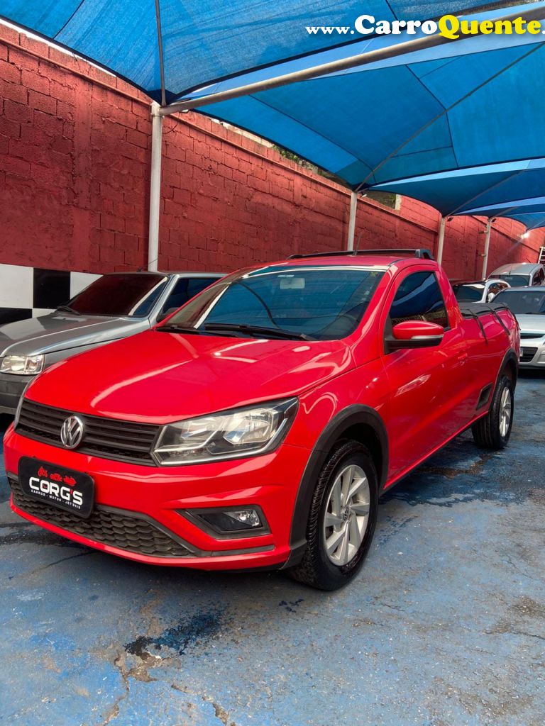 VOLKSWAGEN   SAVEIRO TRENDLINE 1.6 T.FLEX 8V   VERMELHO 2020 1.6 FLEX - Loja