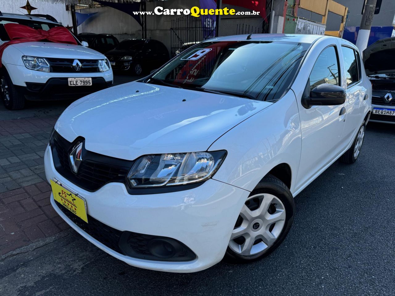 RENAULT   SANDERO AUTHENTIQUE FLEX 1.0 12V 5P   BRANCO 2019 1.0 FLEX - Loja