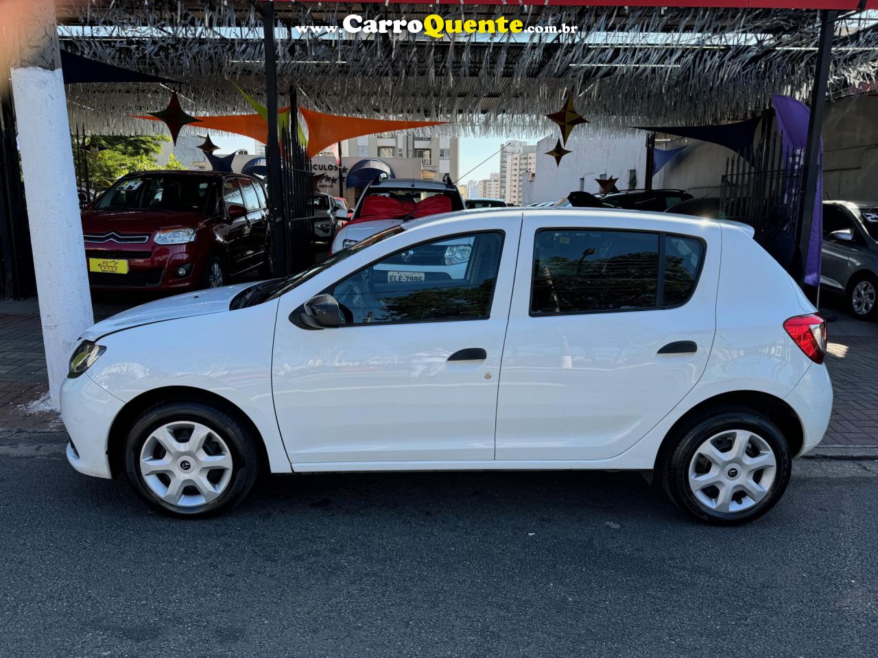 RENAULT   SANDERO AUTHENTIQUE FLEX 1.0 12V 5P   BRANCO 2019 1.0 FLEX - Loja