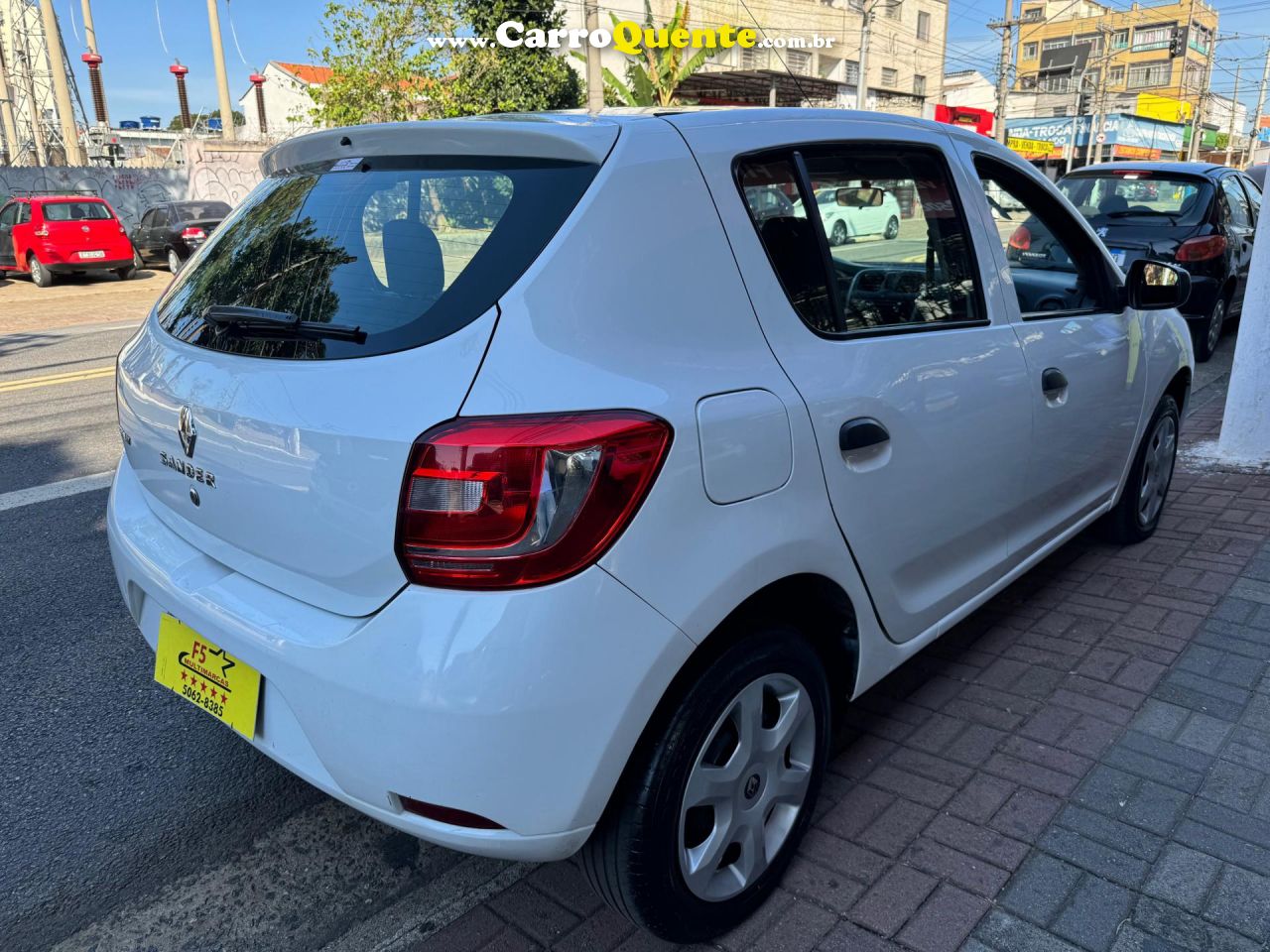 RENAULT   SANDERO AUTHENTIQUE FLEX 1.0 12V 5P   BRANCO 2019 1.0 FLEX - Loja