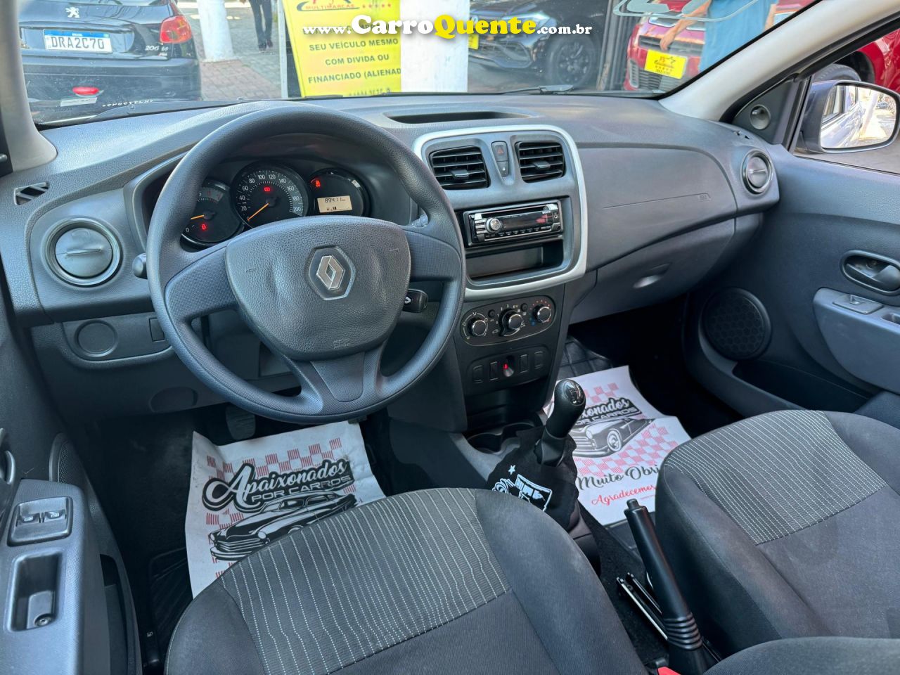 RENAULT   SANDERO AUTHENTIQUE FLEX 1.0 12V 5P   BRANCO 2019 1.0 FLEX - Loja