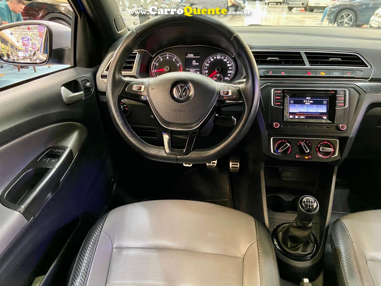 VOLKSWAGEN   SAVEIRO CROSS 1.6 T. FLEX 16V CE   AZUL 2017 1.6 FLEX - Loja