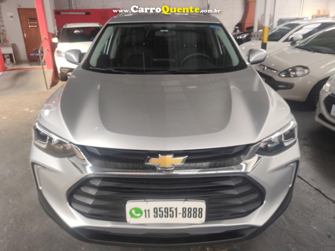 CHEVROLET   TRACKER LT 1.0 TURBO 12V FLEX AUT.   PRATA 2021 1.0 FLEX - Loja