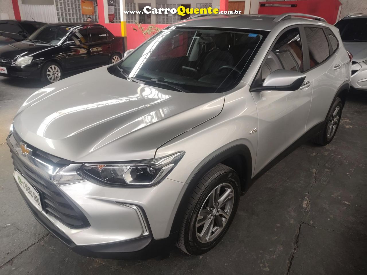 CHEVROLET   TRACKER LT 1.0 TURBO 12V FLEX AUT.   PRATA 2021 1.0 FLEX - Loja