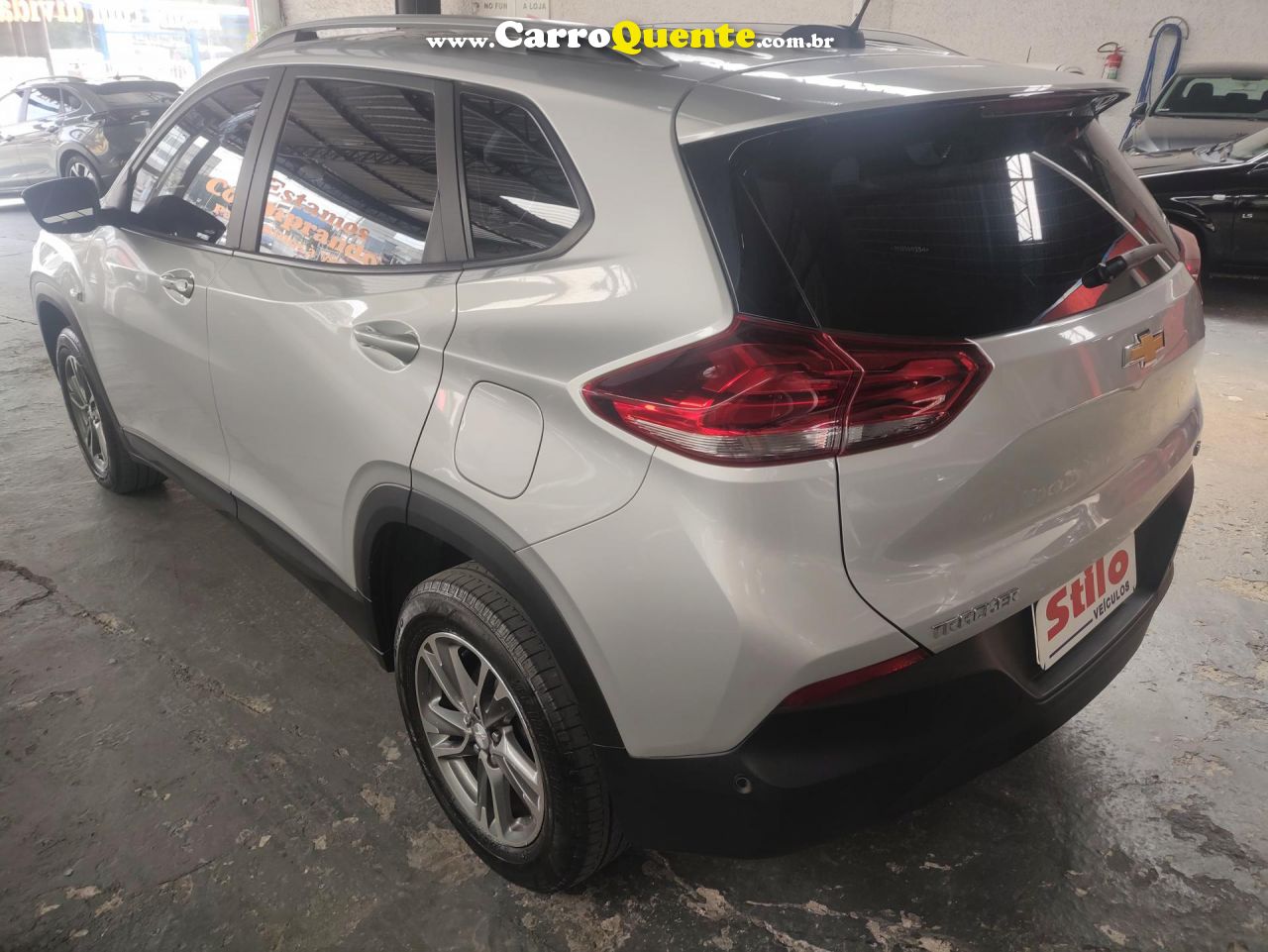 CHEVROLET   TRACKER LT 1.0 TURBO 12V FLEX AUT.   PRATA 2021 1.0 FLEX - Loja