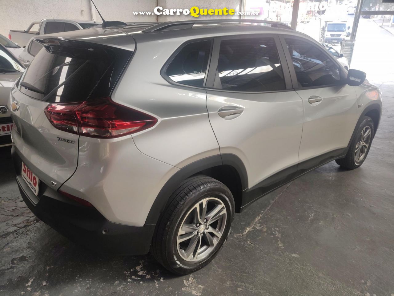 CHEVROLET   TRACKER LT 1.0 TURBO 12V FLEX AUT.   PRATA 2021 1.0 FLEX - Loja