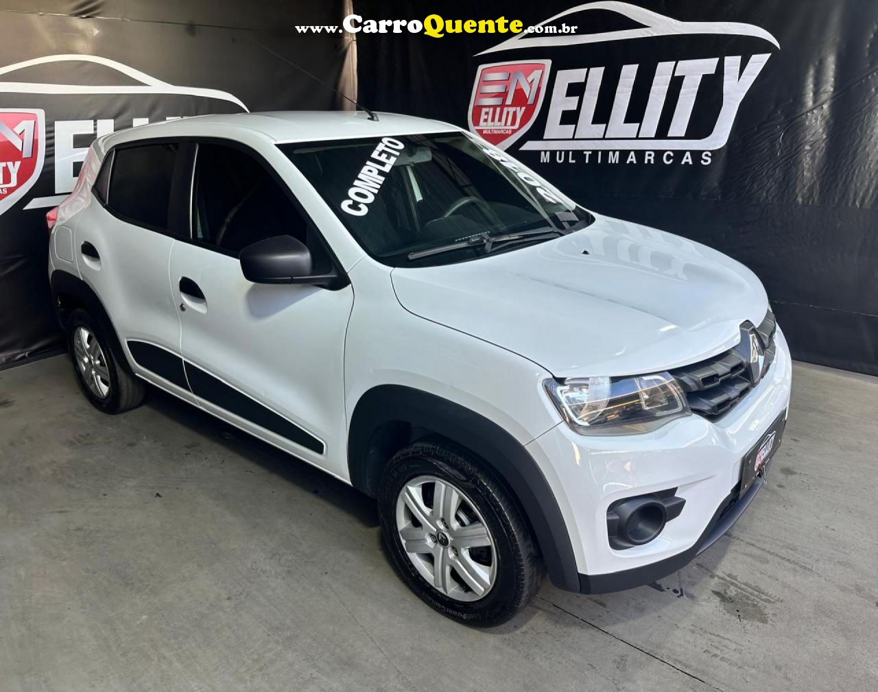 RENAULT   KWID ZEN 1.0 FLEX 12V 5P MEC.   BRANCO 2017 1.0 FLEX - Loja